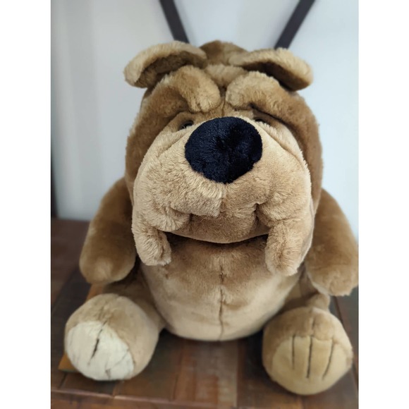 Vintage American Wego Plush Dog 1982 Bulldog - Picture 1 of 8